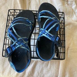 3-Strap Chacos - Blue - Size:7